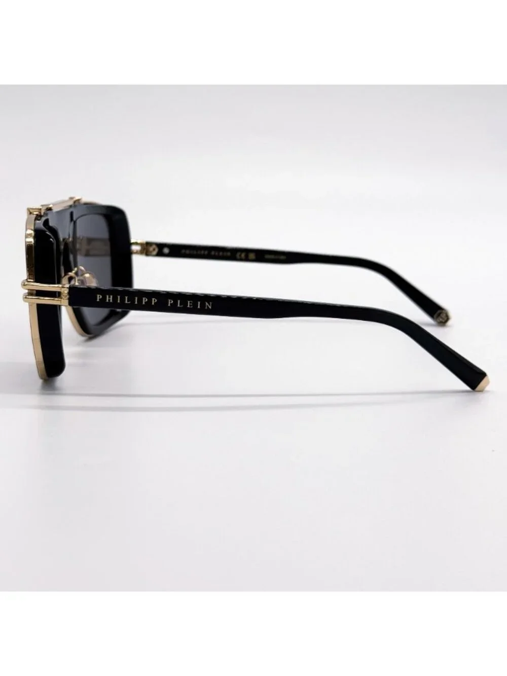 NEW PHILIPP PLEIN SUNGLASSES SPP109V 700K BLACK/GRAY MEN EYEWEAR